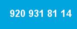 920 931 81 14